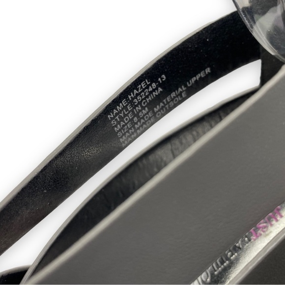 𝅺just Fab Hazel Gray and Brown Platform Heeled Sandals | Size 8.5 - Picture 11 of 15